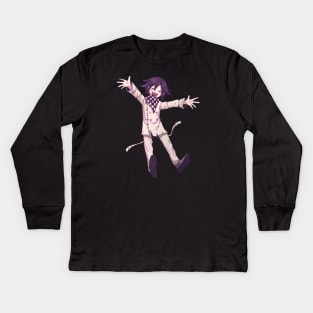 happy Kokichi Oma ndrv3 Kids Long Sleeve T-Shirt